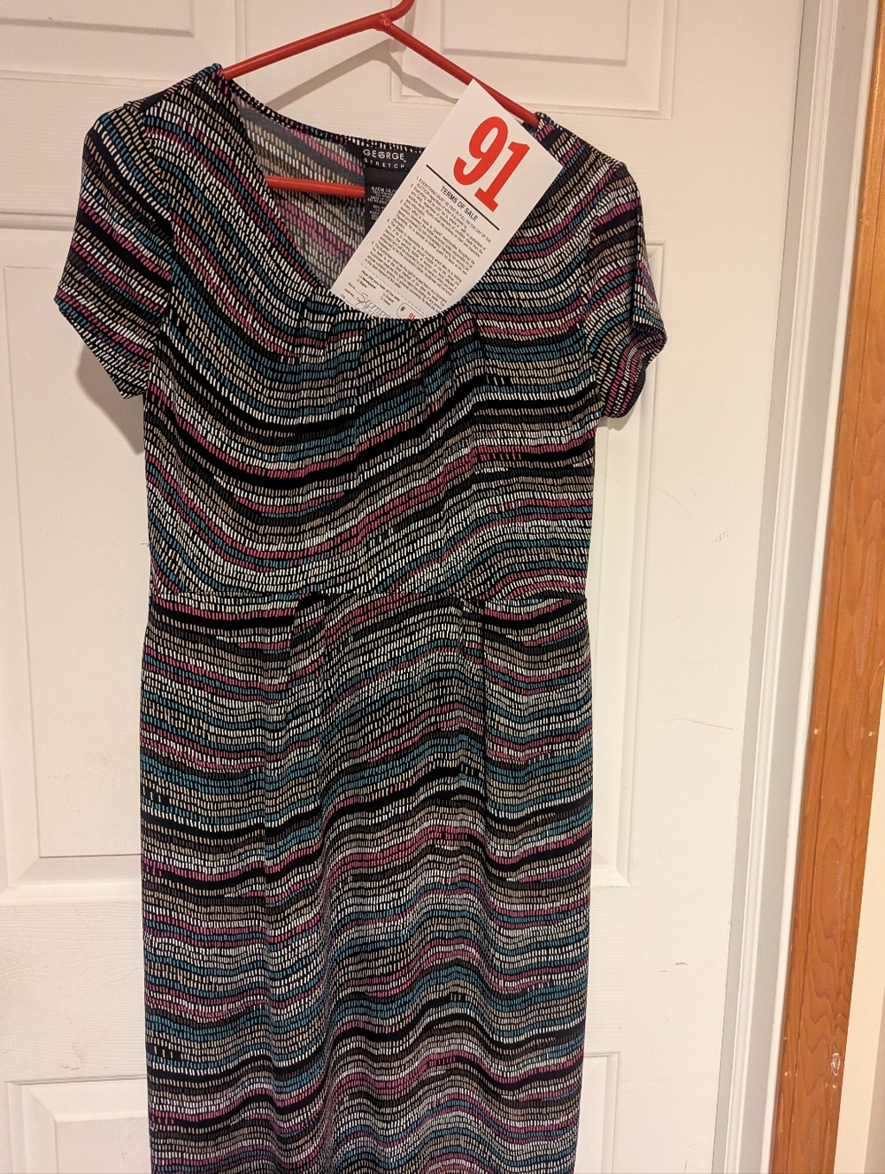 Lot 91 Summer Dress Short Sleeve - Multi Color Size4/6